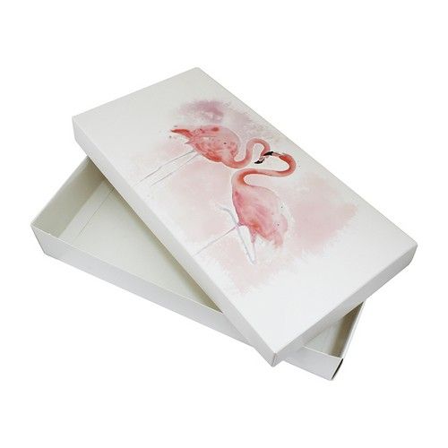 ⋗ Коробка для еклерів, зефіру Рожевий фламінго, 30х15х6 см купити в Україні ➛ CakeShop.com.ua, фото