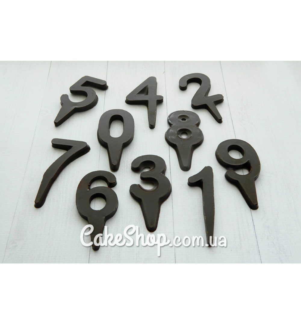 ⋗ Пластикова форма для шоколаду Цифри 3 (на ніжці) 7,5 см купити в Україні ➛ CakeShop.com.ua, фото