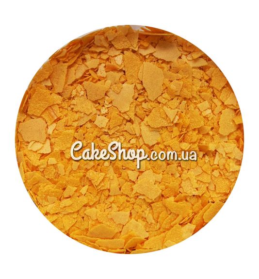 ⋗ Вафельная крошка оранжевая (Роялтин), 100 г купить в Украине ➛ CakeShop.com.ua, фото