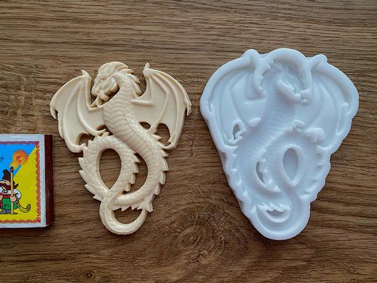 ⋗ Силиконовый молд Дракон 2 купить в Украине ➛ CakeShop.com.ua, фото