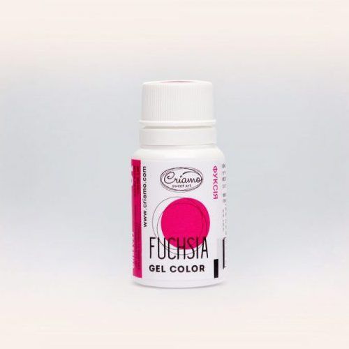⋗ Барвник гелевий Criamo Fuchsia Фуксія 10 г УЦІНКА купити в Україні ➛ CakeShop.com.ua, фото