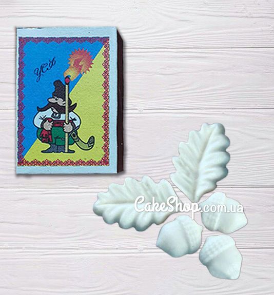 ⋗ Силиконовый молд Ветка дуба 1 купить в Украине ➛ CakeShop.com.ua, фото