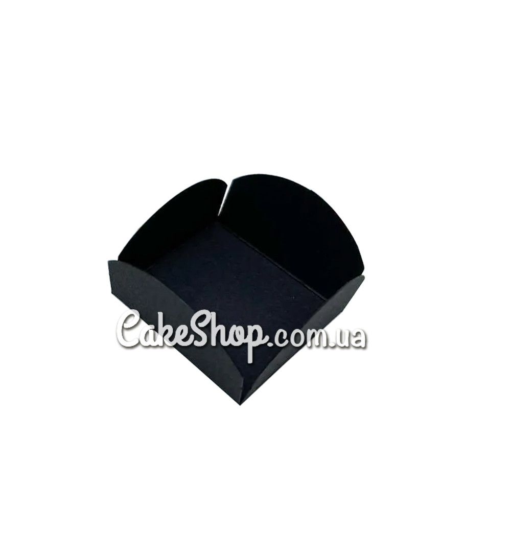⋗ Підложка для моті, макаронс, цукерок Чорна 4,7х4,7 см купити в Україні ➛ CakeShop.com.ua, фото