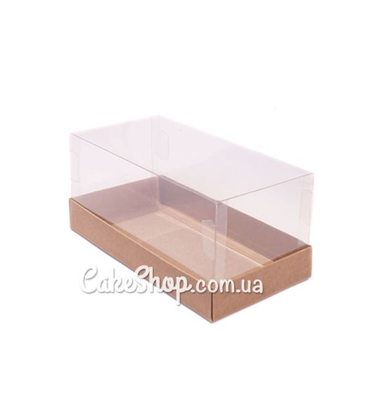 ⋗ Коробка Акваріум для кексу Крафт, 17х8х9 см купити в Україні ➛ CakeShop.com.ua, фото