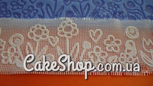 ⋗ Силиконовый коврик для айсинга Цветы орнамент 1 купить в Украине ➛ CakeShop.com.ua, фото