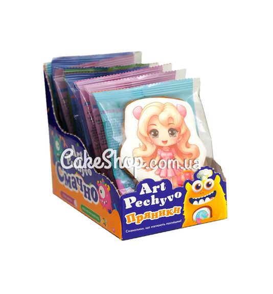 ⋗ Медово-імбирний пряник Дівчатка, 1 шт купити в Україні ➛ CakeShop.com.ua, фото