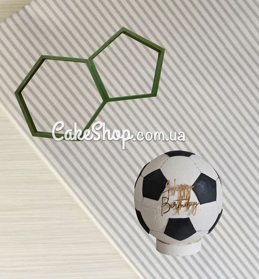 ⋗ Вырубка пластиковая Мяч 6 см купить в Украине ➛ CakeShop.com.ua, фото