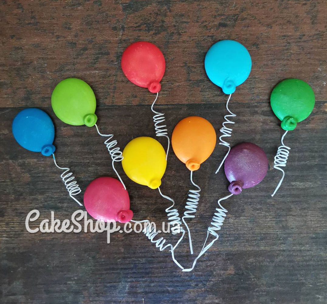 ⋗ Сахарные фигурки Праздничные шарики ТМ Сладо купить в Украине ➛ CakeShop.com.ua, фото