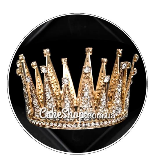 ⋗ Корона Барокко Золото купить в Украине ➛ CakeShop.com.ua, фото