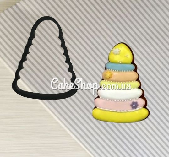 ⋗ Вырубка пластиковая Пирамида купить в Украине ➛ CakeShop.com.ua, фото