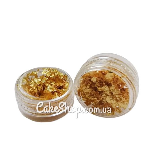 ⋗ Сусальне харчове золото фракційне, 0,025 г купити в Україні ➛ CakeShop.com.ua, фото