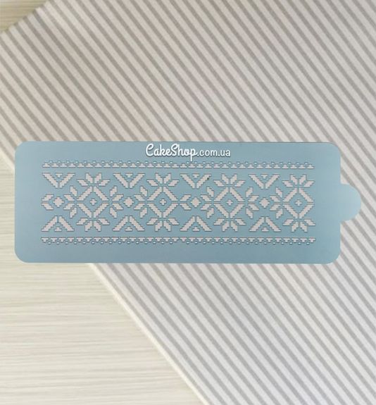 ⋗ Трафарет Вишиванка 2 купити в Україні ➛ CakeShop.com.ua, фото