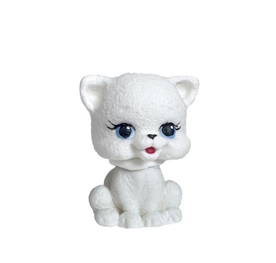 ⋗ Сахарные фигурки Котенок белый ТМ Сладо купить в Украине ➛ CakeShop.com.ua, фото