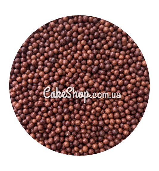 ⋗ Посыпка рисовая Dobryk Коричневая 2 мм, 50 г купить в Украине ➛ CakeShop.com.ua, фото