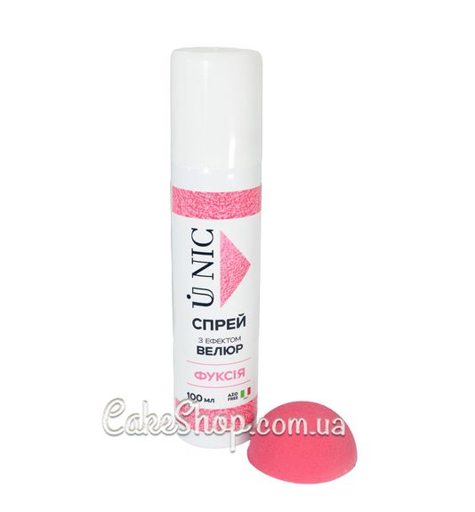 ⋗ Спрей з ефектом велюру U NIC Фуксія, 100 мл купити в Україні ➛ CakeShop.com.ua, фото