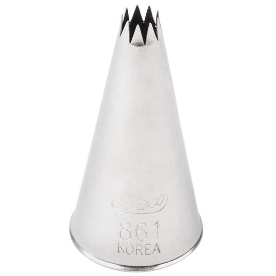 ⋗ Насадка Ateco # 861 Відкрита французька зірка, середня купити в Україні ➛ CakeShop.com.ua, фото