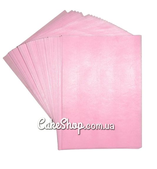 ⋗ Вафельний папір для квітів Рожевий, 1 лист купити в Україні ➛ CakeShop.com.ua, фото