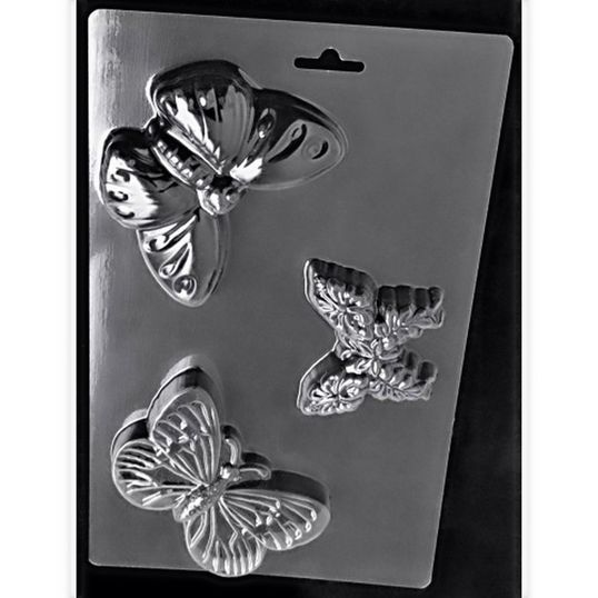 ⋗ Пластикова форма для шоколаду Метелики купити в Україні ➛ CakeShop.com.ua, фото