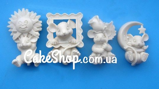 ⋗ Силиконовый молд Мышата купить в Украине ➛ CakeShop.com.ua, фото