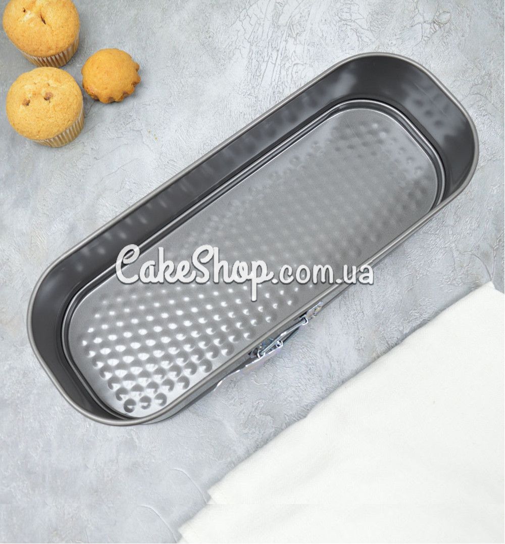 ⋗ Разъемная форма для выпечки Овал 30х12 см купить в Украине ➛ CakeShop.com.ua, фото
