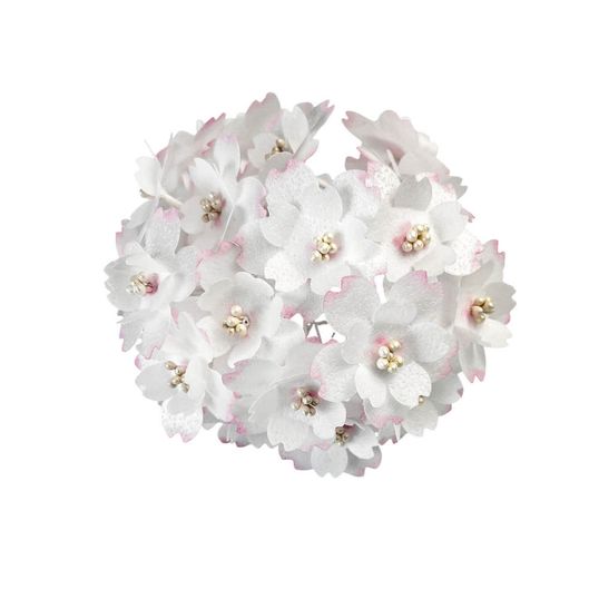 ⋗ Вафельный цветок Анемоны тонированные розовые 15 шт ТМ Сладо купить в Украине ➛ CakeShop.com.ua, фото