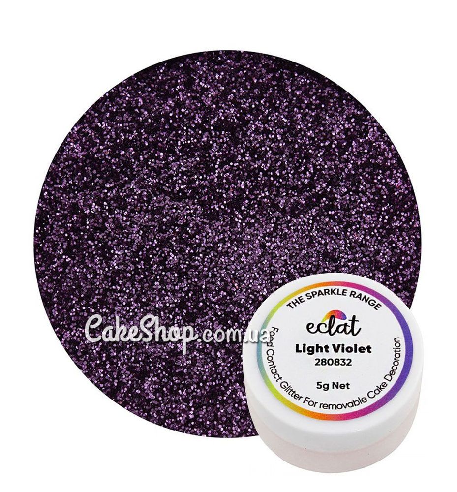 Блискітки Eclat Light Violet, 5 г - фото