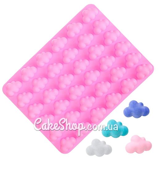 ⋗ Силіконова форма Хмаринки міні, 36 шт купити в Україні ➛ CakeShop.com.ua, фото