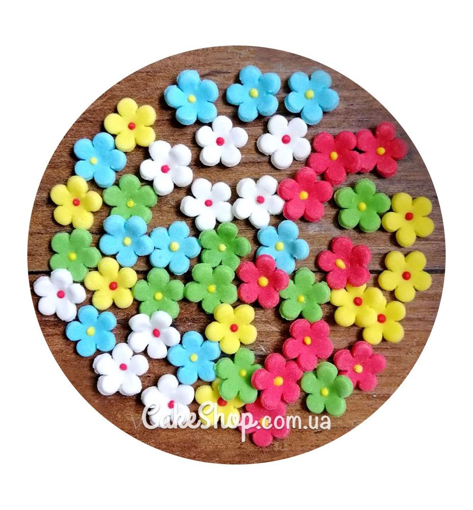 Цукрові фігурки Яблуневий цвіт мікс (45 штук) ТМ Сладо - фото