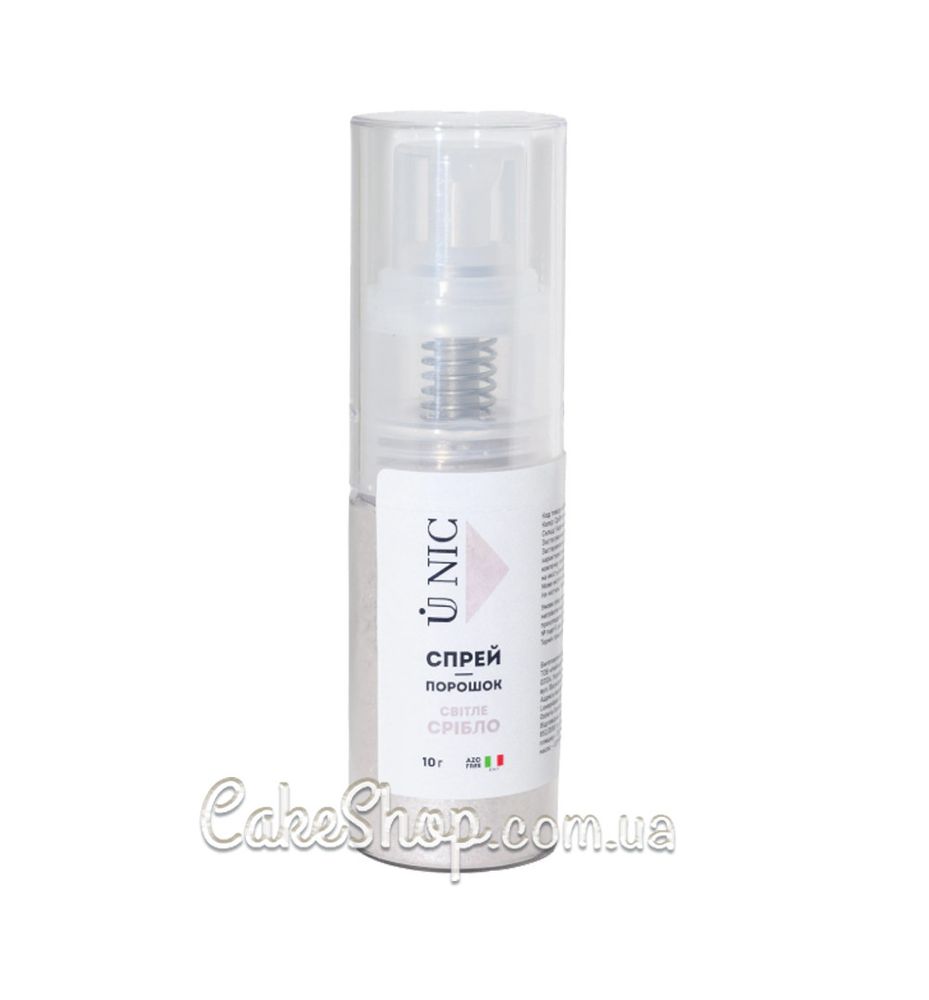 Спрей-кандурин U NIC Срібло, 10 г - фото
