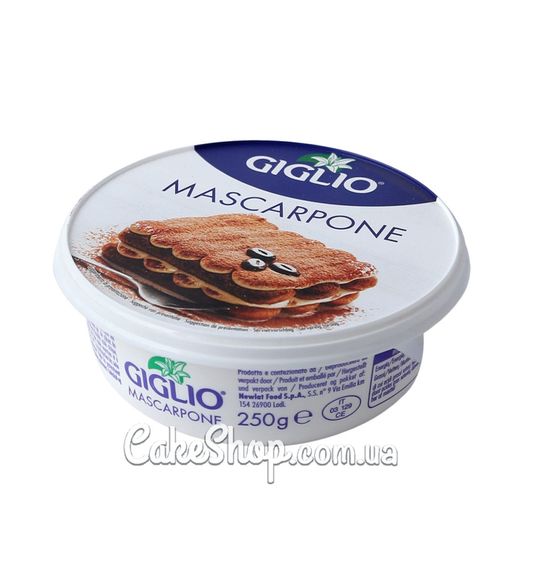 ⋗ Крем-сир вершковий Маскарпоне 80%, 250 г купити в Україні ➛ CakeShop.com.ua, фото