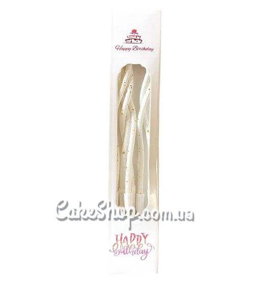 ⋗ Свічки тортові Коктейльны білі, 6 шт купити в Україні ➛ CakeShop.com.ua, фото