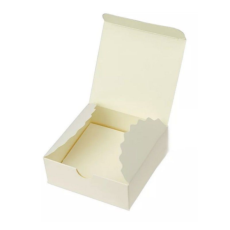 Коробка мини-бокс Белая, 8,3х8,3х3 см - фото