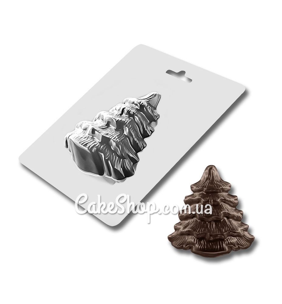 Пластиковая форма для шоколада Елка - фото