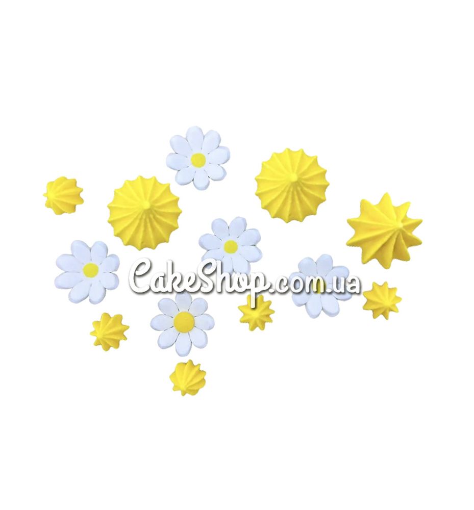 Цукрові фігурки Квітковий танок жовтий ТМ Сладо - фото