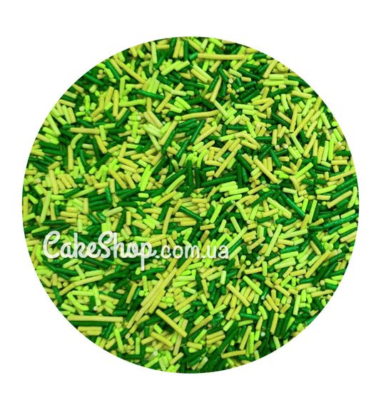 ⋗ Посыпка сахарная Вермишель Зеленая трава 50г купить в Украине ➛ CakeShop.com.ua, фото