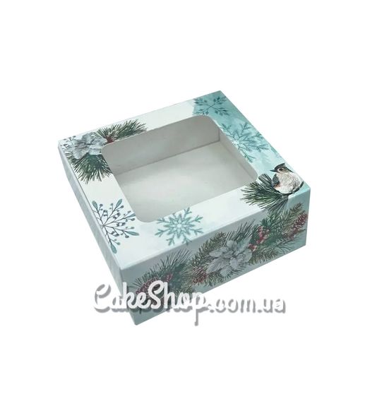 ⋗ Коробка для цукерок, виробів Hand Made Гілочка з вікном, 8х8х3,5 см купити в Україні ➛ CakeShop.com.ua, фото