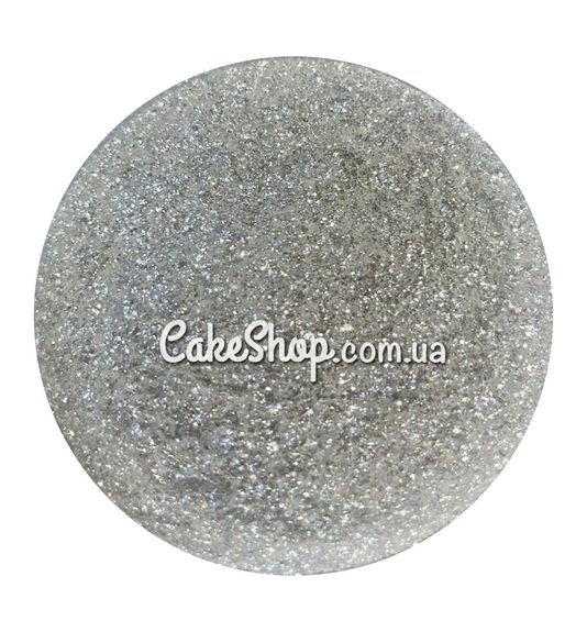⋗ Кандурин-глитер для распыления Белый бриллиант, 10 г купить в Украине ➛ CakeShop.com.ua, фото