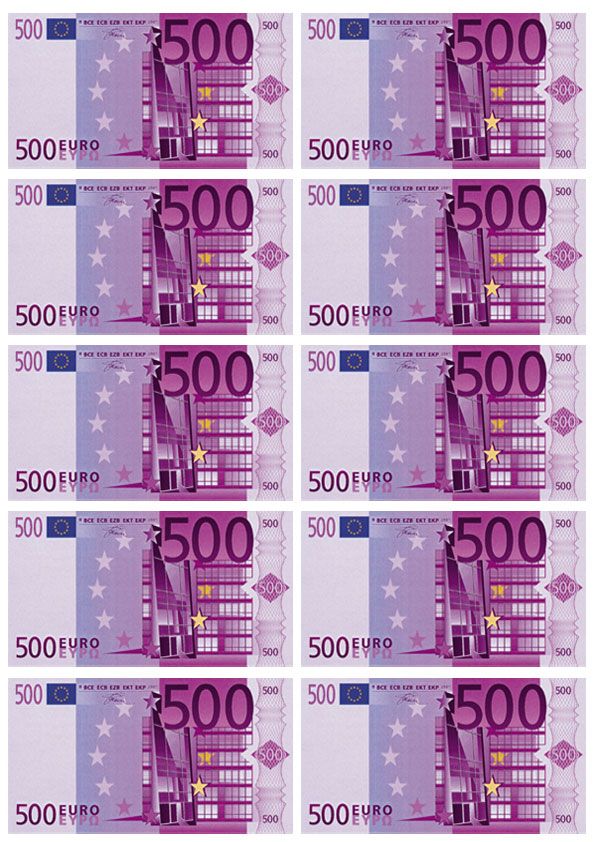 Вафельная картинка Деньги 4 - фото