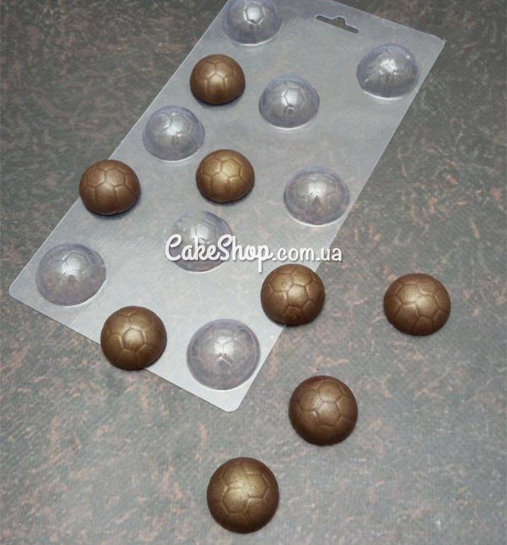 ⋗ Пластиковая форма для конфет Мячики купить в Украине ➛ CakeShop.com.ua, фото