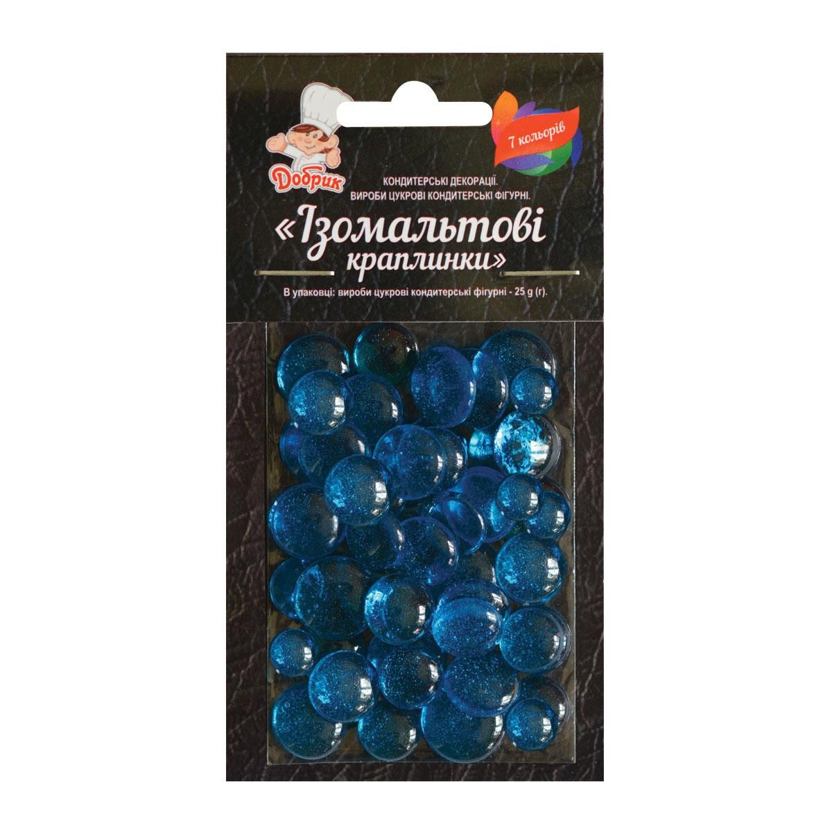⋗ Изомальтовые капли синие купить в Украине ➛ CakeShop.com.ua, фото