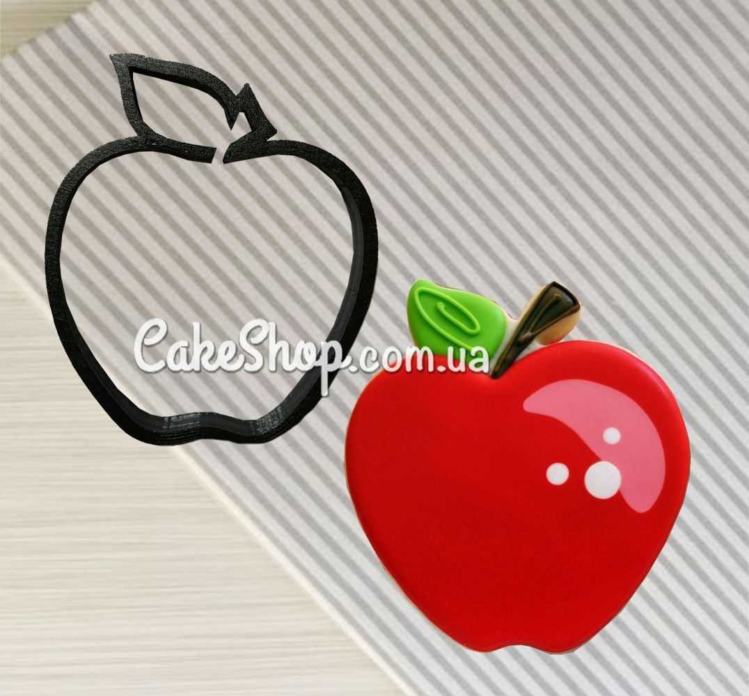 ⋗ Вирубка пластикова Яблуко 2 купити в Україні ➛ CakeShop.com.ua, фото