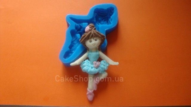 ⋗ Силіконовий молд Дівчинка балерина купити в Україні ➛ CakeShop.com.ua, фото