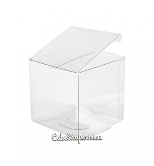 ⋗ Коробка прозора для моті, макаронс 8,5х8,5х8,5 см купити в Україні ➛ CakeShop.com.ua, фото