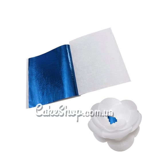 ⋗ Поталь синяя 80х85 мм, 5 листов купить в Украине ➛ CakeShop.com.ua, фото