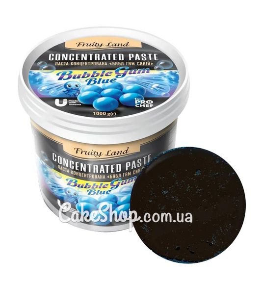 ⋗ Паста концентрированная Bubble Gum (голубая жвачка) Fruityland, 1 кг купить в Украине ➛ CakeShop.com.ua, фото
