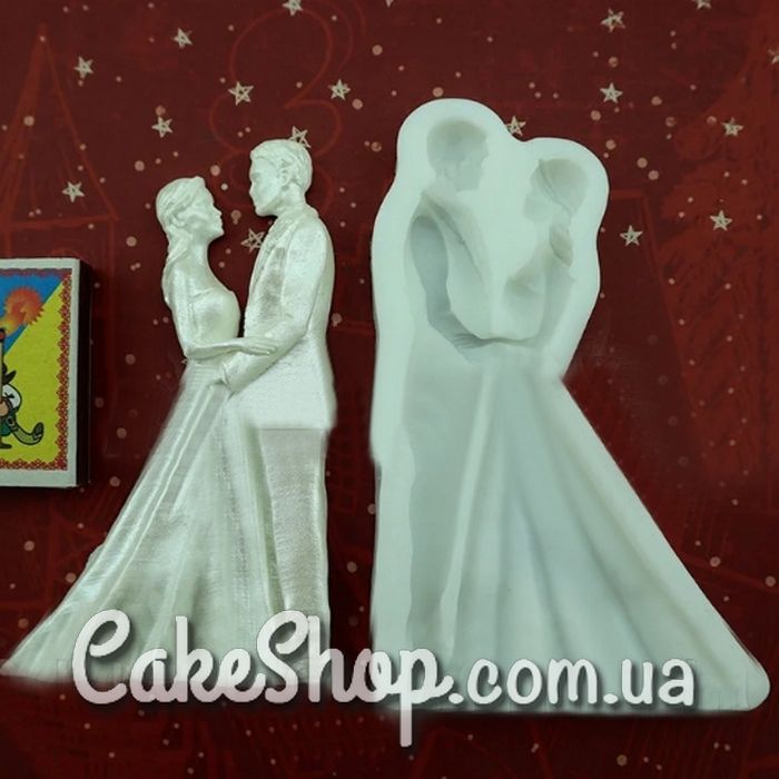 ⋗ Силиконовый молд Жених и невеста 4 купить в Украине ➛ CakeShop.com.ua, фото