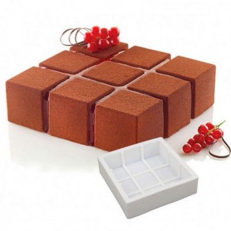 ⋗ Силіконова форма для евродесертів Рубік купити в Україні ➛ CakeShop.com.ua, фото