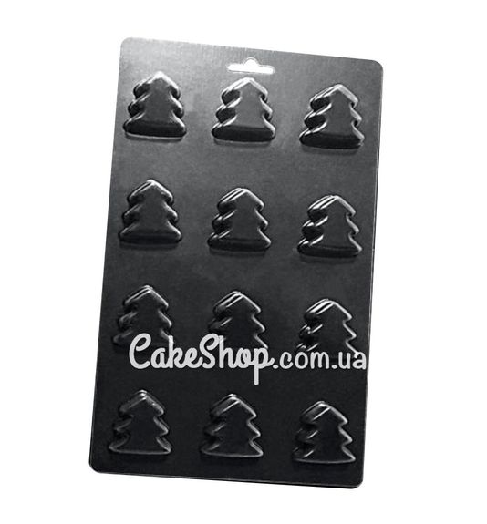 ⋗ Пластикова форма для шоколаду Ялинки міні купити в Україні ➛ CakeShop.com.ua, фото
