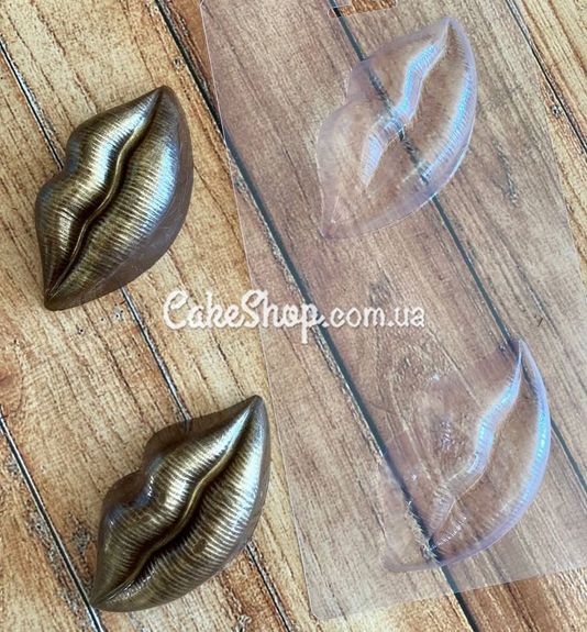 ⋗ Пластиковая форма для шоколада Губы купить в Украине ➛ CakeShop.com.ua, фото