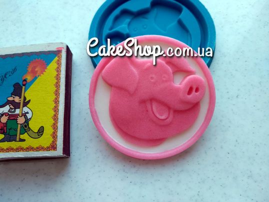⋗ Силіконовий молд 3Д Свиня 1 купити в Україні ➛ CakeShop.com.ua, фото